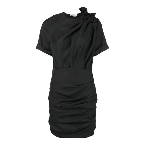 ISABEL MARANT ETOILE Oria Mini Dress in Black - Picture 1 of 10